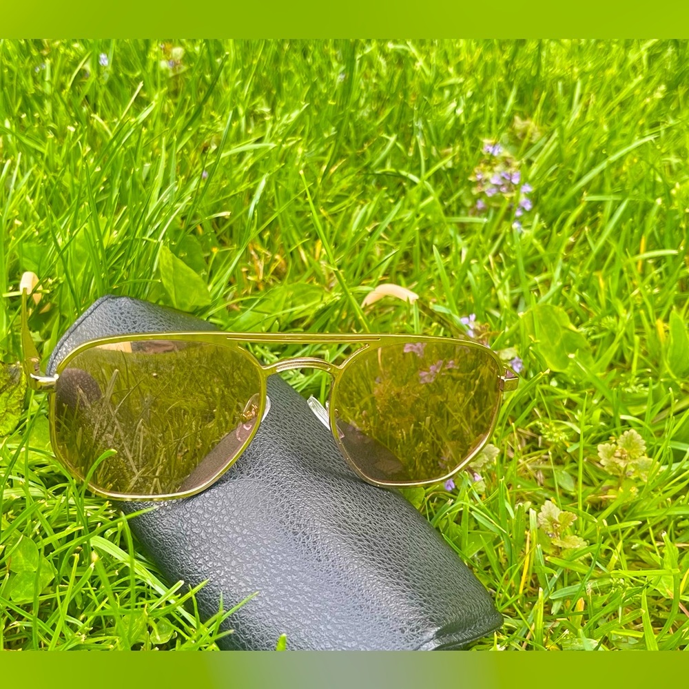 American eagle mirror sunglasses gold